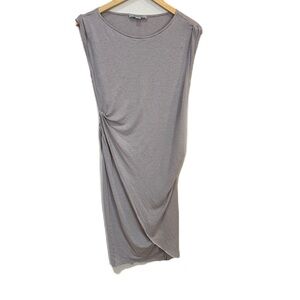 AllSaints‎ Warp Wool Blend Gray Sleeveless Dress Women’s Sz 2